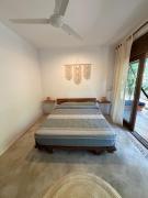 Green oasis across from the main street