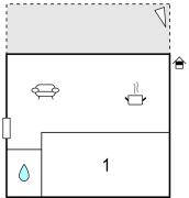 One-Bedroom Apartment Klek With Sea View 06