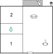 Stunning Apartment In Vir With Wifi