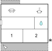 Beach Front Apartment In Pag With Wifi