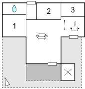 Three-Bedroom Holiday Home In Aakirkeby