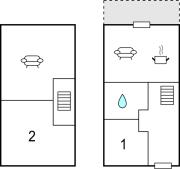 2 Bedroom Nice Home In Nørre Nebel