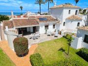 Beachside Villa for 12, 50m to Beach, Private Garden, BBQ, AC, Free WiFi and Parking