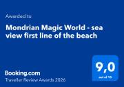 Mondrian Magic World - sea view first line of the beach