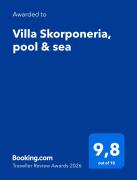 Villa Skorponeria, pool & sea