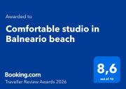 Comfortable studio in Balneario beach