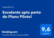 Excelente apto perto do Plano Piloto!