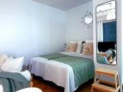 Nature-Inspired Cozy Retreat w Balcony Near Train