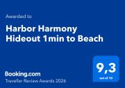 Harbor Harmony Hideout 1min to Beach