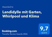 Landidylle mit Garten, Whirlpool und Klima