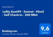 Loftly Kant99 - Zentral - 90m2 - Self Check-In - 300 Mbit