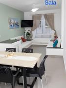 Apêsnoguaruja - Pé na areia apenas 1 minuto a pé até a praia em frente o shopping