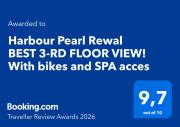 Harbour Pearl Rewal BEST 3-RD FLOOR VIEW! With bikes and SPA acces