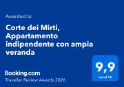 Corte dei Mirti, Appartamento indipendente con ampia veranda