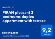 PIRAN pleasant 2 bedrooms duplex appartment with terrace