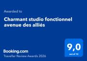 Charmant studio fonctionnel avenue des alliés