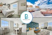 Three Bedroom Penthouse Apartment by Brookland Stays Serviced Accommodation Short Lets Leeds with Free WiFi in Brighton