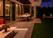 Large terrace and views