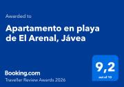 Apartamento en playa de El Arenal, Jávea