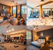 Serene 1BR Uptown Biltmore Gym Pool Parking WD