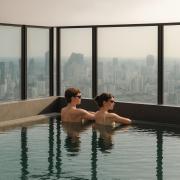 High-Ceiling Loft Suite Rama 9 Design Apartment