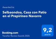 Selbaondoa, Casa con Patio en el Prepirineo Navarro