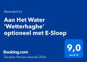 Aan Het Water Wetterhaghe optioneel met E-Sloep