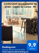 Confortável apartamento na praia
