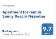 Apartment for rent in Sunny Beach Nessebar