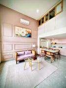 Pink House with Loft in Ketewel