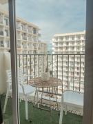 Gold-Themed 12th-Floor Studio Pool View