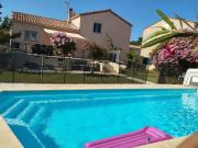 Villa avec plage à pied et grande piscine