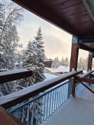 Arcs 1800 center Le Charvet skis aux pieds on your feet