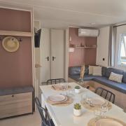 Le Cosy Mobil Home à 150m de la Plage Camping 5 etoiles Les Dunes Parc Aquatique