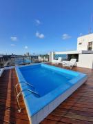 Flat à beira-mar e perto de tudo