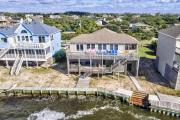 Waterfront home with private hot tub, windsurf launch, amazing view, pool access