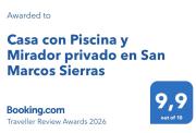 Casa con Piscina y Mirador privado en San Marcos Sierras