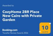 CozyHome 2BR Place New Cairo with Private Garden