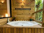 Cabana na Serra da Cantareira com Hidro e Lareira