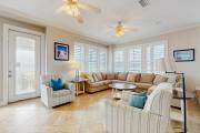 Three story beachfront home with private pool porch and boardwalk to gulf coast