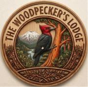 Cabaña en selva patagónica, cerca del pueblo