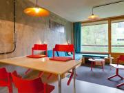 Studio confortable skis aux pieds avec balcon - FR-1-346-350