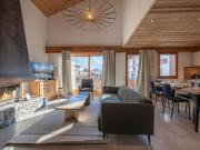 Duplex 3 chambres, cheminée, 7 pers, Morzine - FR-1-754-46