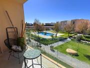 Bay Serenity pool and balcony view