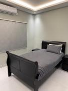 2 bedroom apartment with outdoor seating area