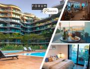 Forum Puerto del Buceo - Apartamento de 1 Dormitorio con vista al mar - Piscinas climatizadas interiores y exteriores - Sauna - Gimnasio completo y moderno - concierge 24 horas - Acepta mascotas