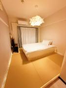 和605 名駅徒歩圏 地下鉄徒歩3分 最大4名 洗面台 浴室 トイレ別 長期滞在可乾燥機付き