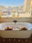 Golden Karma Pyramids View