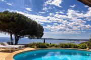 Villa familiale Vue exceptionnelle golfe de saint -Tropez 6ch 6 sdb 12 personnes