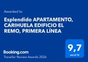 Esplendido APARTAMENTO, CARIHUELA EDIFICIO EL REMO, PRIMERA LÍNEA